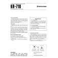 Cover page of KENWOOD KR-710 Owner's Manual