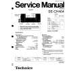Cover page of TECHNICS SECH404 Service Manual