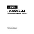 Cover page of ONKYO TX-844 Owner's Manual