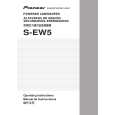 Cover page of PIONEER S-EW5/DDFXTW Owner's Manual