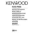 Cover page of KENWOOD KDS-P900 Owner's Manual