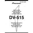 Cover page of PIONEER DV515 Owner's Manual