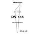 Cover page of PIONEER DV-444/KCXQ Owner's Manual