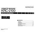 Cover page of KENWOOD KRC2100 Owner's Manual