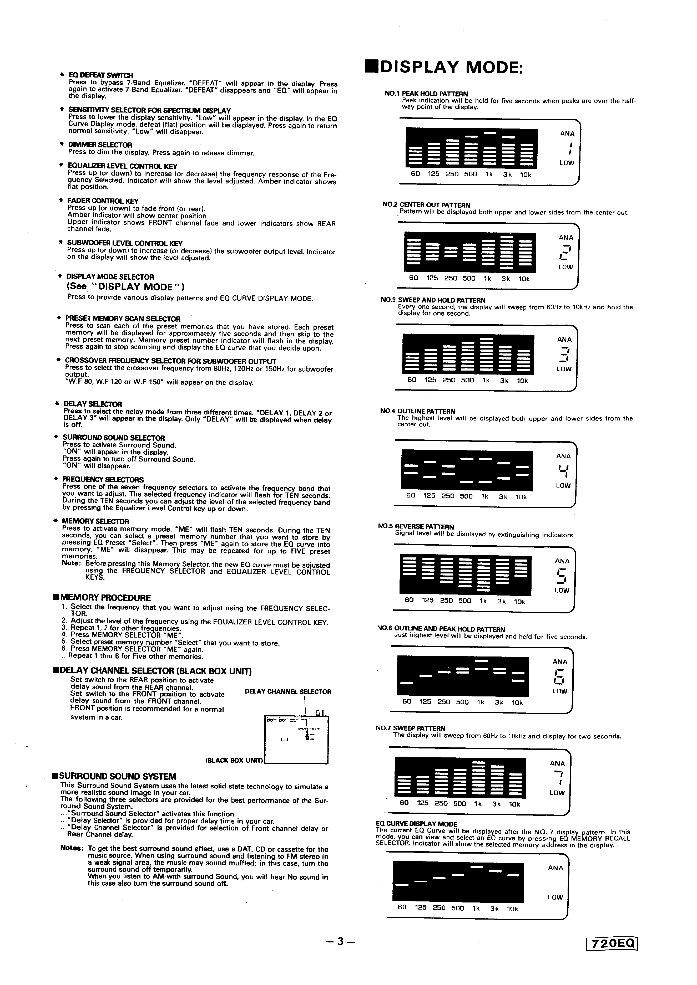 Service Manual for CLARION 720EQ - Download